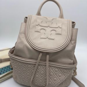 Tory Burch Leather Backpack
